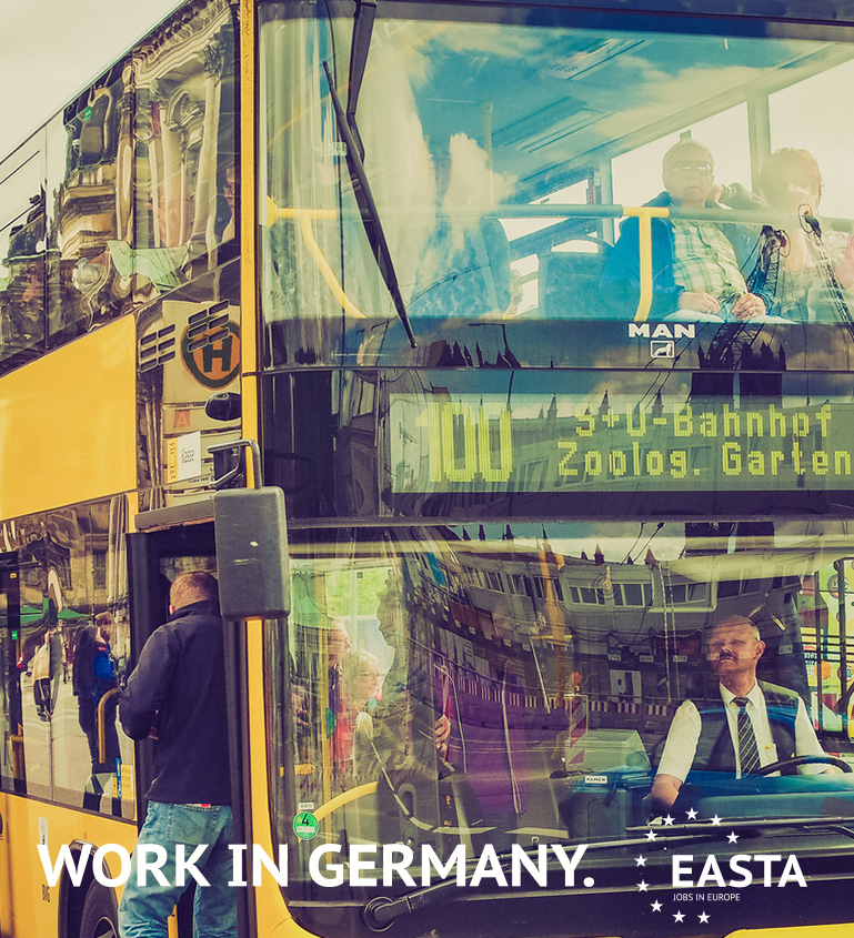Транспорт от вашия дом в Германия до работното Ви място.